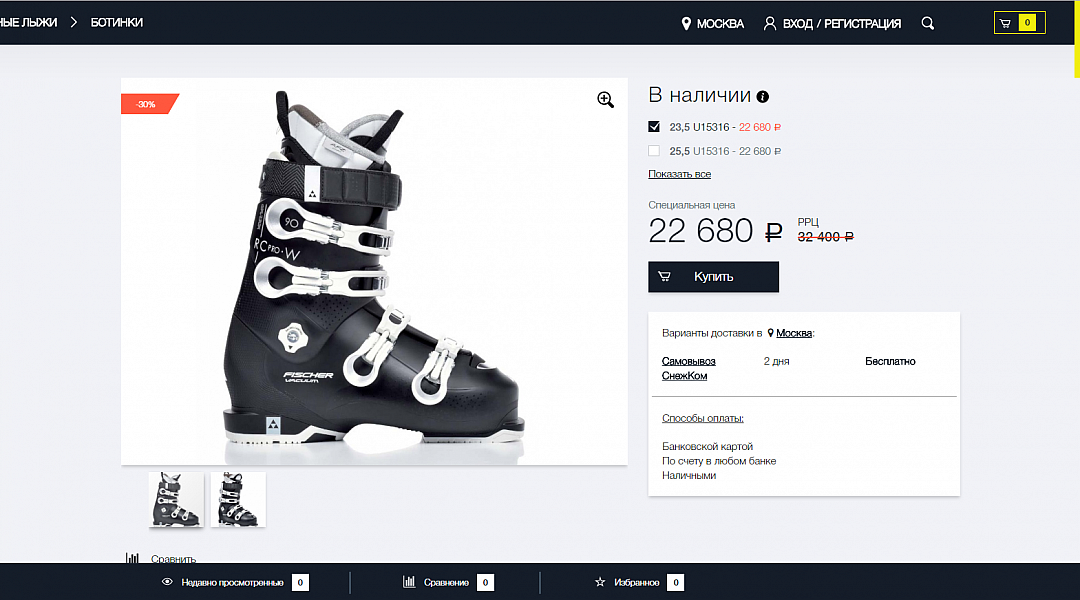 Карточка товара Главная страница сайта fischer-russia.com